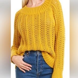 J crew cable knit sweater